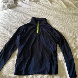 Tommy Bahama Men’s XL Relax UV Tech Night Palm/Blue Half-Zip